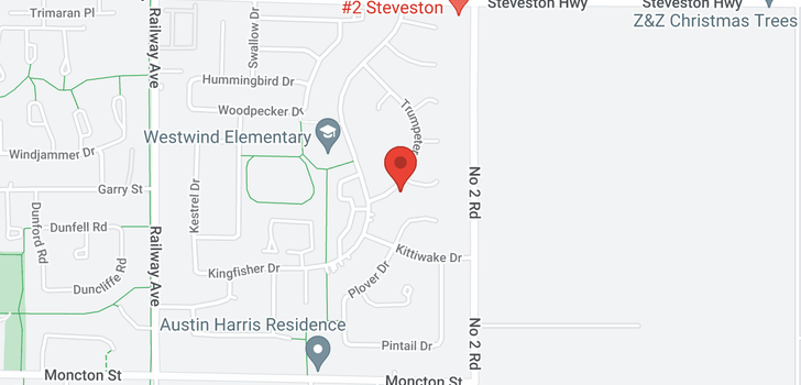 map of 11720 TRUMPETER DRIVE